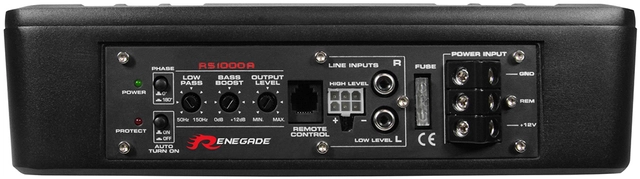 Renegade 10" Flat aktiv basskasse 250W Max, 125W RMS 