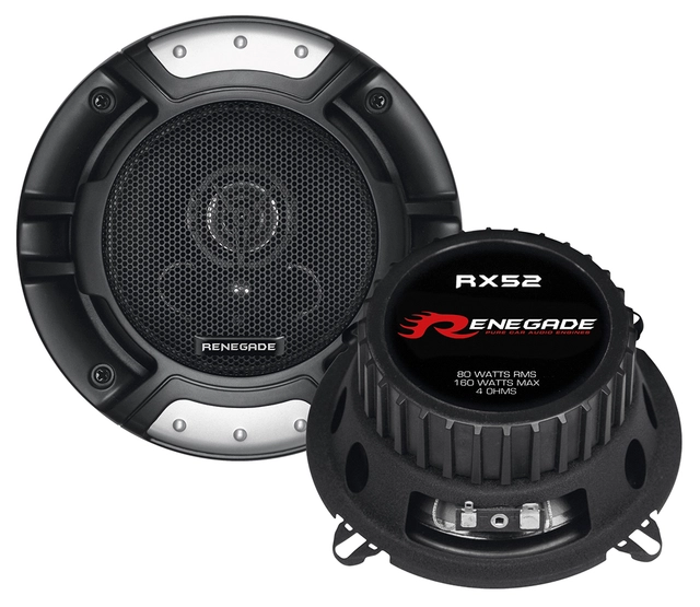 Renegade 5¼" 2-veis høyttalersett 80/160W 