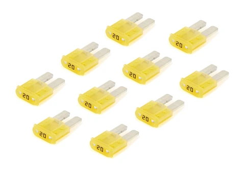 InCarTec Sikringer (10 x) Micro 2 - 20A