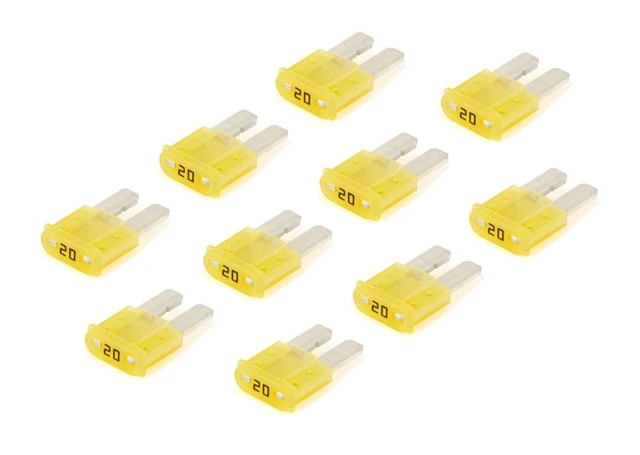 InCarTec Sikringer (10 x) Micro 2 - 20A 