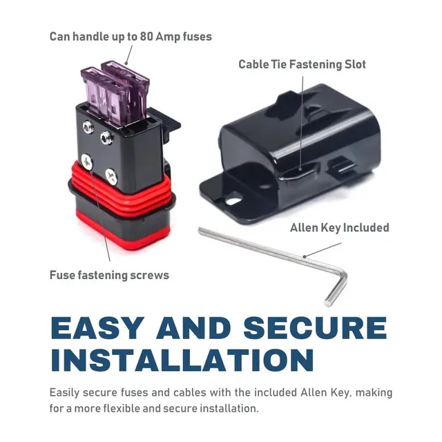 InCarTec Vanntett sikringsholder ATC (10mm2) 