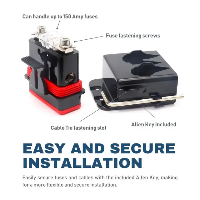 InCarTec Vanntett sikringsholder Mini ANL (20mm2) 