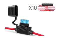 InCarTec ATC sikringsholder (10 x) Vanntett (inkl. 10A &amp; 15A sikringer)