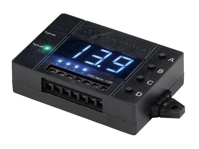 ESX 4-kanals forsinkelsesbryter Forsinkelse på opptil 4 forsterkere 