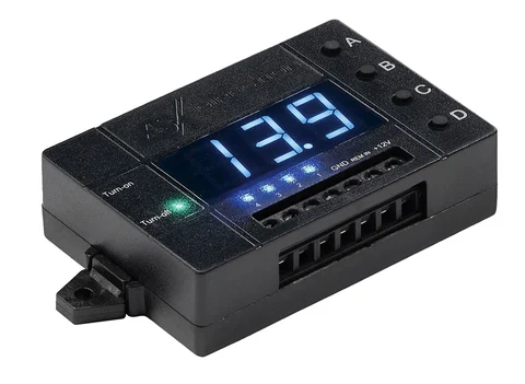 ESX 4-kanals forsinkelsesbryter Forsinkelse på opptil 4 forsterkere