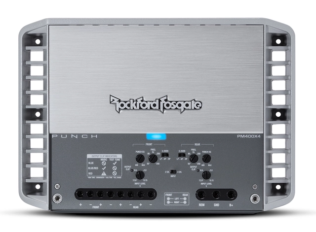 Rockford Fosgate Marineforsterker 4 x 100W RMS/2 ohm 