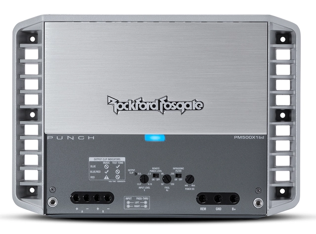 Rockford Fosgate Marine monoforsterker 1 x 500W RMS/1 ohm 