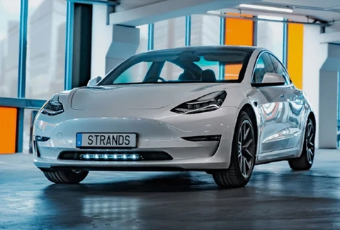 Strands Dark Knight Nuuk 20" LED-lys for elkjøretøy! 