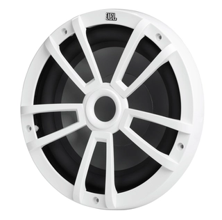 JBL Marine, 10" subwoofer hvit Sprutsikker IPx5, 600W max