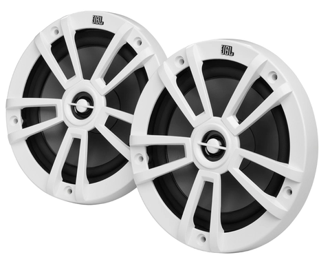 JBL Marine, 6½" koaxial 2-veis hvit Sprutsikker IPx5, 180W max