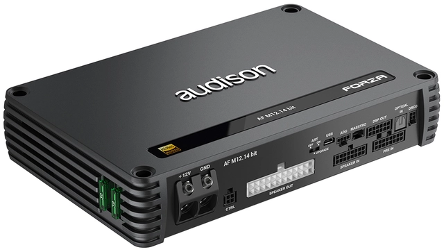 Audison Forza 12-kanals DSP-forsterker 1080W RMS  @ 2ohm 